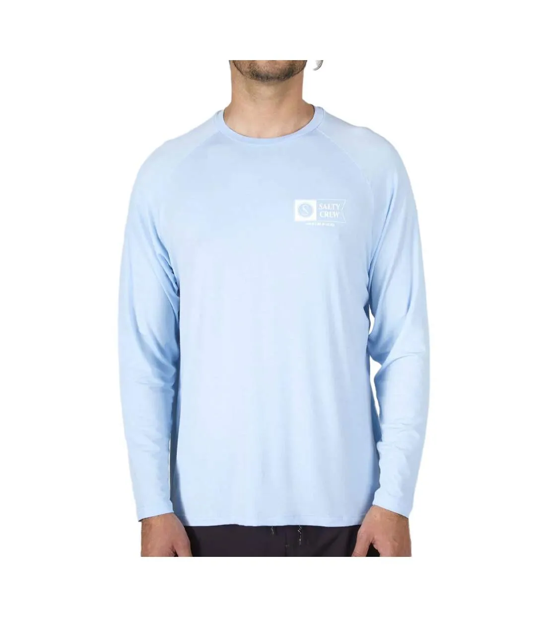 T-shirt Manches Longues Bleu Homme Salty Crew Mariner