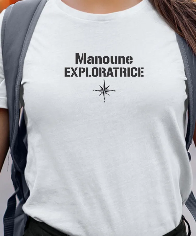 T-Shirt Manoune exploratrice Pour femme