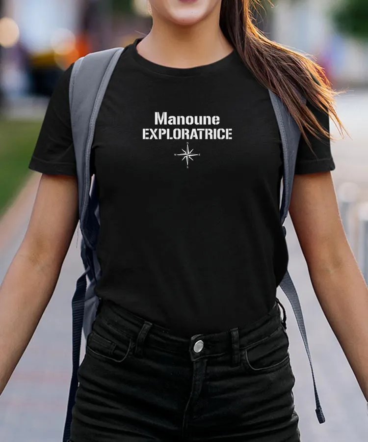 T-Shirt Manoune exploratrice Pour femme