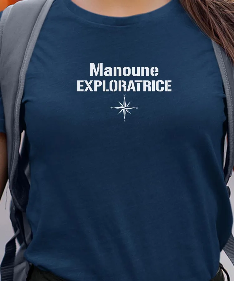 T-Shirt Manoune exploratrice Pour femme