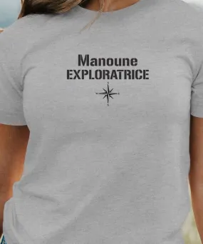 T-Shirt Manoune exploratrice Pour femme