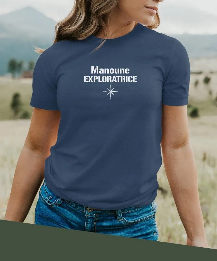 T-Shirt Manoune exploratrice Pour femme