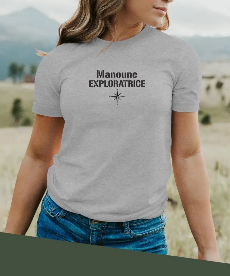 T-Shirt Manoune exploratrice Pour femme