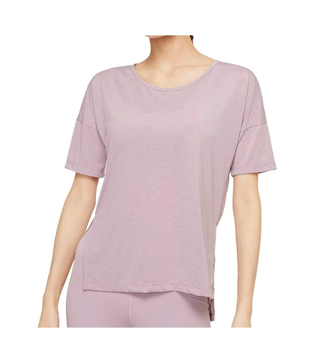 T-shirt Mauve Femme Nike Layer