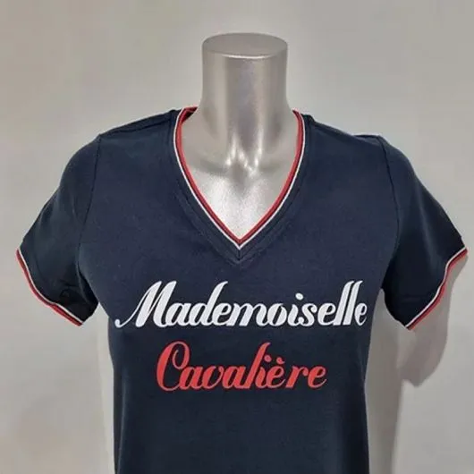 Tee shirt équitation Femme France Mademoiselle Cavalière - Equestra